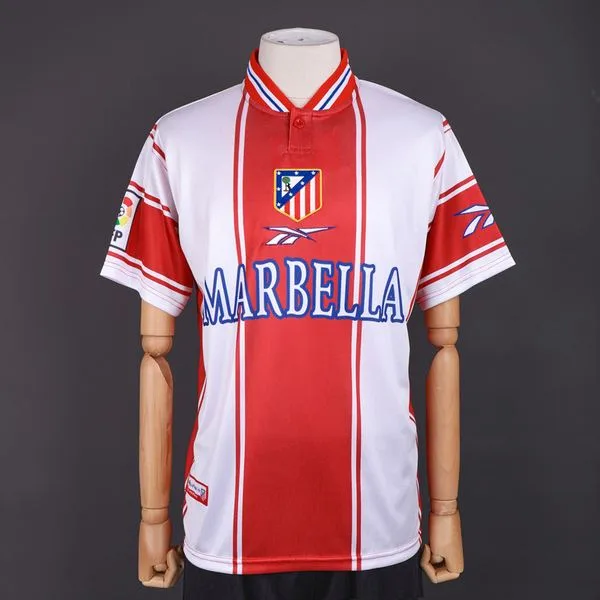 Camiseta de fútbol Atlético Madrid 1999/00 LOCAL MANGA CORTA VERSION FAN